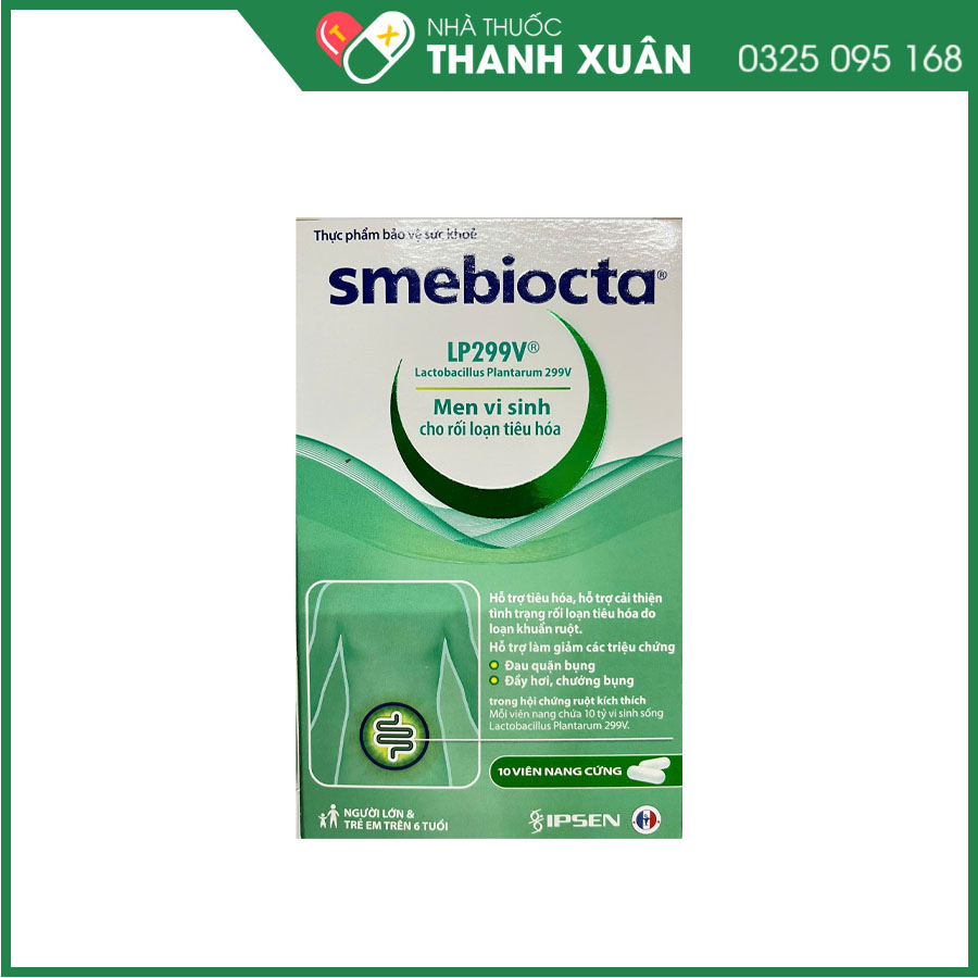 Men vi sinh Smebiocta bổ sung lợi khuẩn đường ruột